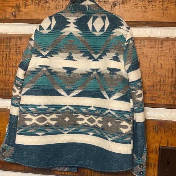 Aztec Patterned youth Jacket - Picture 3 of 6